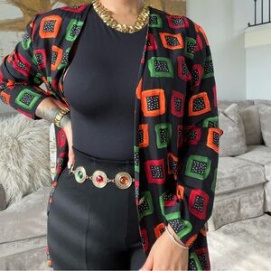 Multicolor vintage blazer